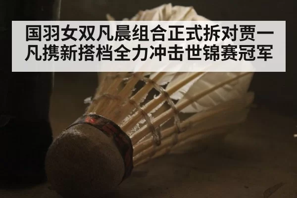 国羽女双凡晨组合正式拆对贾一凡携新搭档全力冲击世锦赛冠军